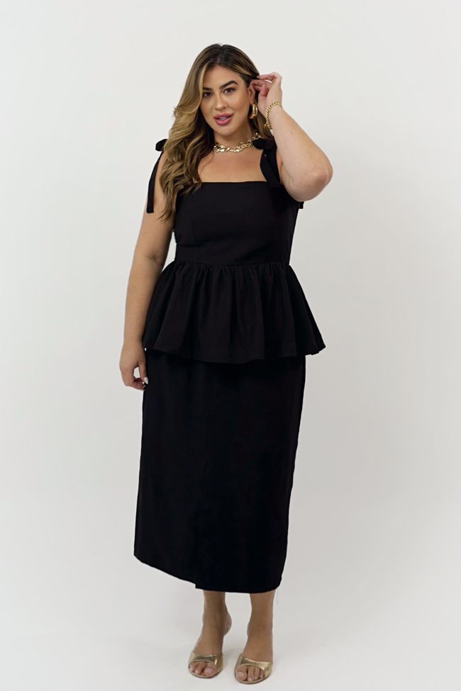 Conjunto Raiane Black - TA242628 - TAMTAUM PLUS SIZE FASHION