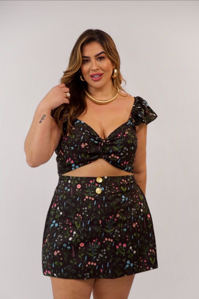 Conjunto Renata - TA242071 - TAMTAUM PLUS SIZE FASHION