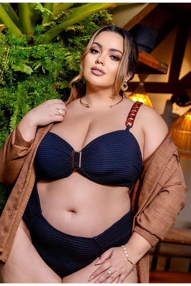 Biquíni Thassia Black - TA242236 - TAMTAUM PLUS SIZE FASHION