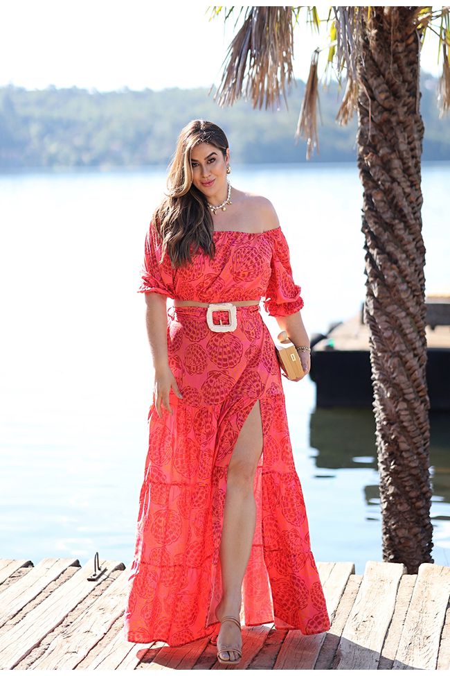 Conjunto Camélia - TA242242 - TAMTAUM PLUS SIZE FASHION