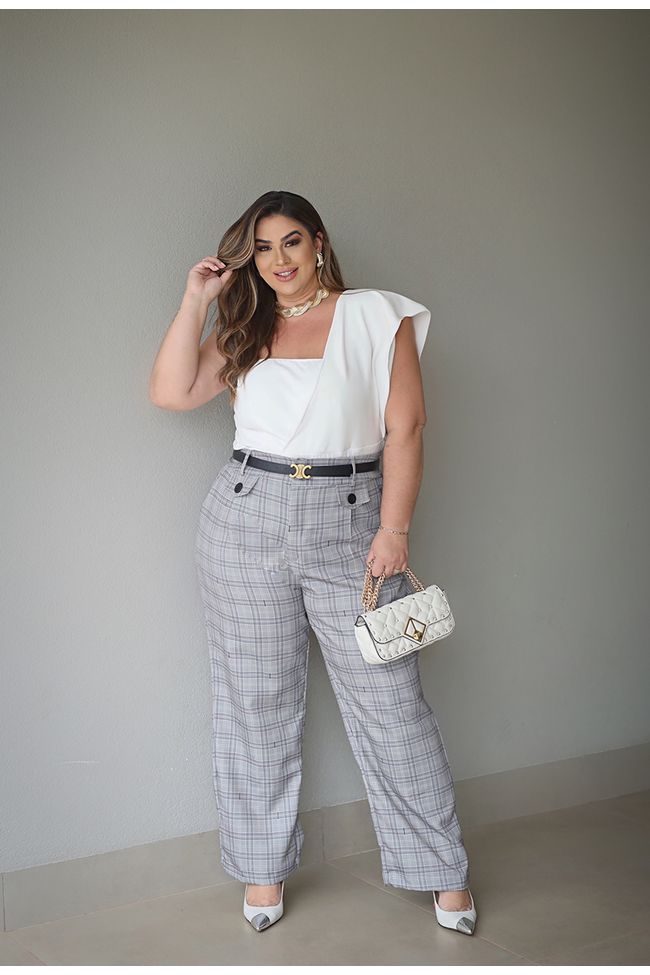 Calça Dianna - TA242169 - TAMTAUM PLUS SIZE FASHION