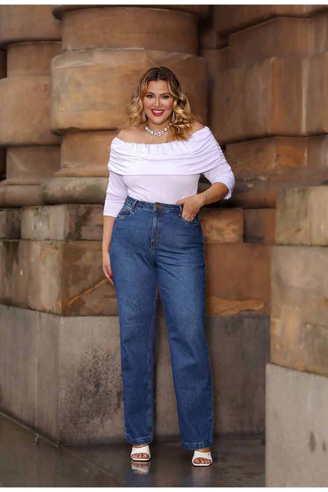 Calça Ellen Classic - TA242190 - TAMTAUM PLUS SIZE FASHION