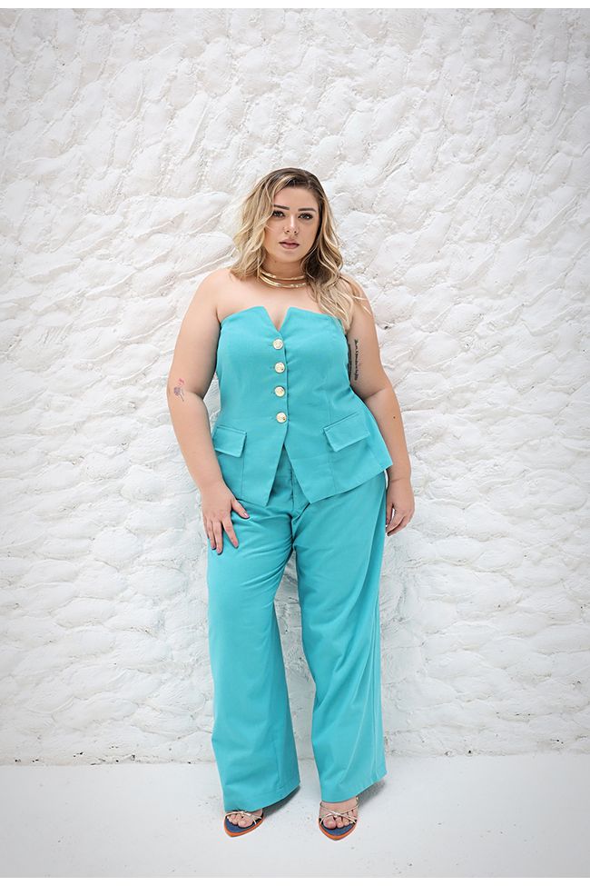 Calça Gaby Tiffany - TA241686 - TAMTAUM PLUS SIZE FASHION