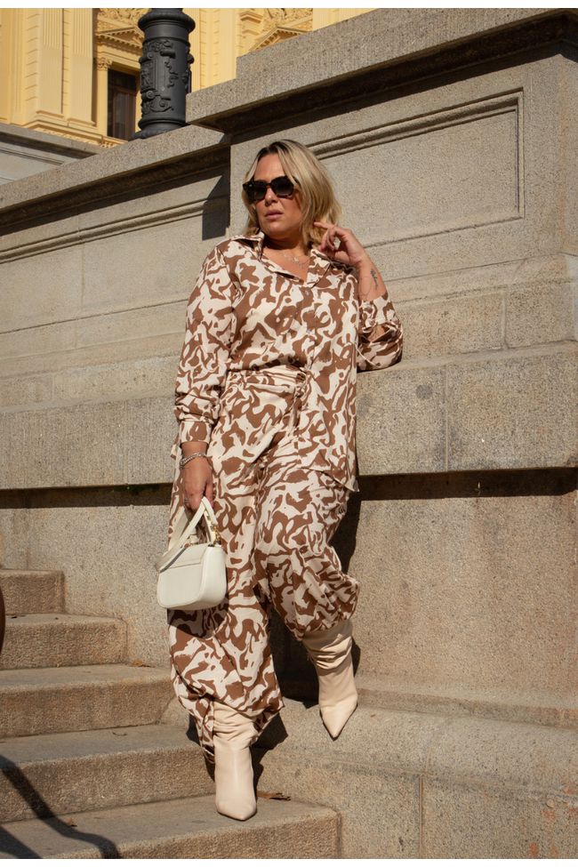 Conjunto Camila Cream | TAMTAUM PLUS SIZE FASHION