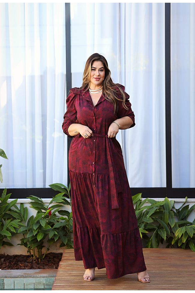 Chemise Cloe - TA242225 - TAMTAUM PLUS SIZE FASHION
