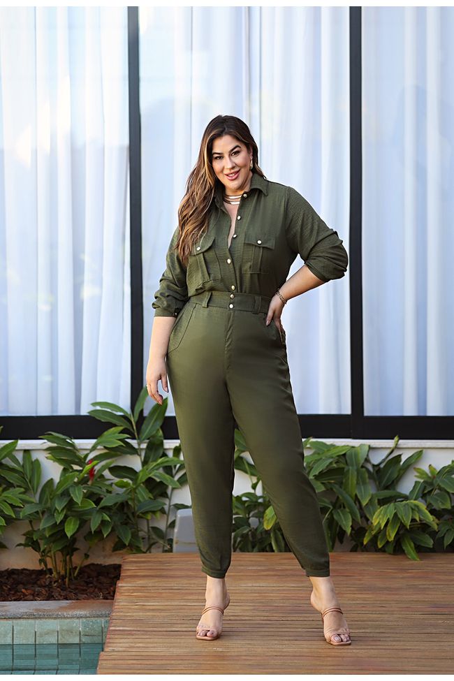 Conjunto Alicia Florest - TA242220 - TAMTAUM PLUS SIZE FASHION