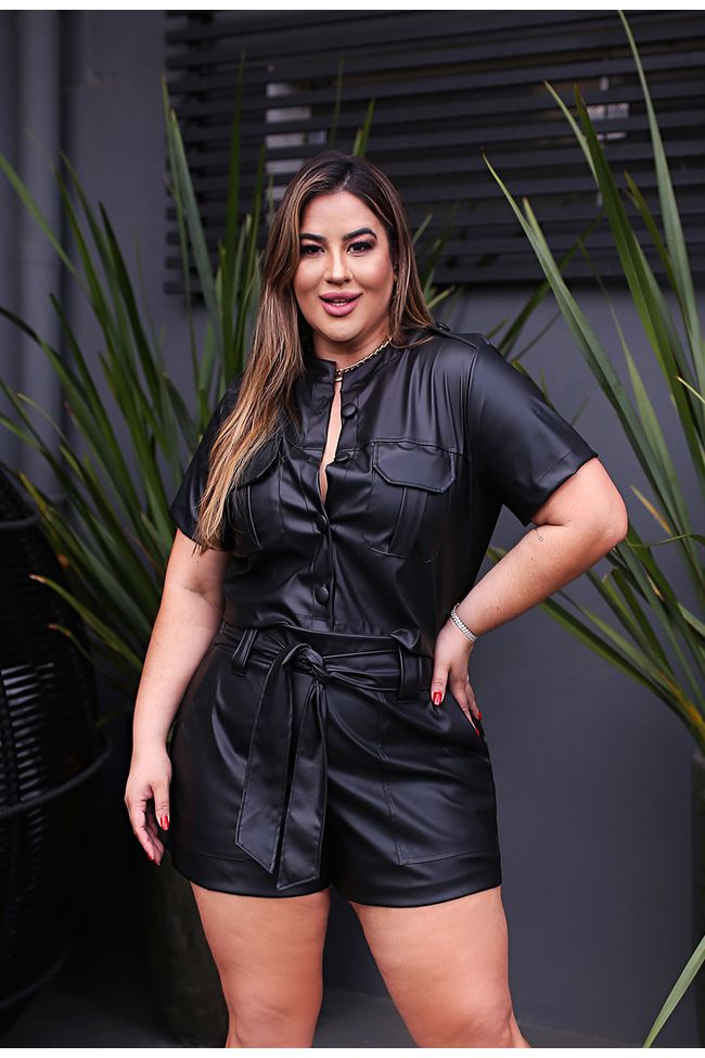 Jaqueta Ágata black - TA241749 - TAMTAUM PLUS SIZE FASHION