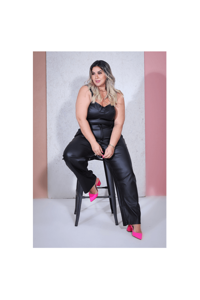 cropped Leticia black - TA241769 - TAMTAUM PLUS SIZE FASHION
