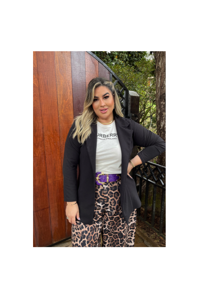 Max blazer Preto - TA91760 - TAMTAUM PLUS SIZE FASHION