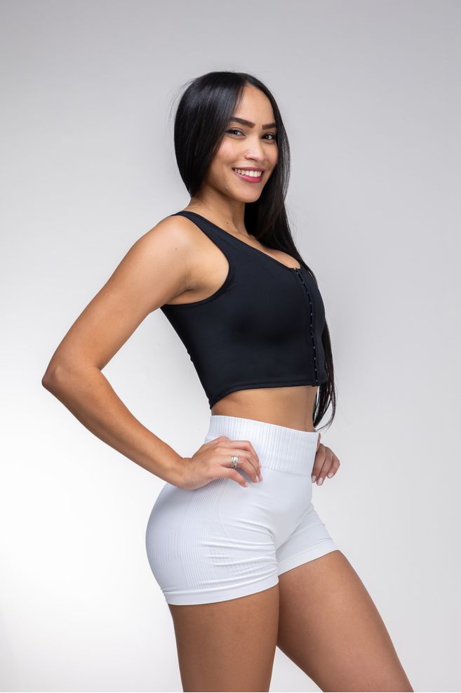 Top Confort sustentação com fecho duplo frontal compressão leve