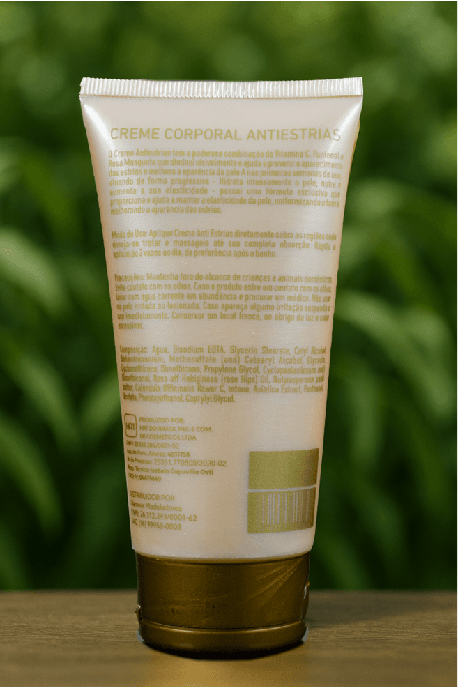Antiestrias Glamour - Pantenol- Rosa mosqueta e Vitamina E