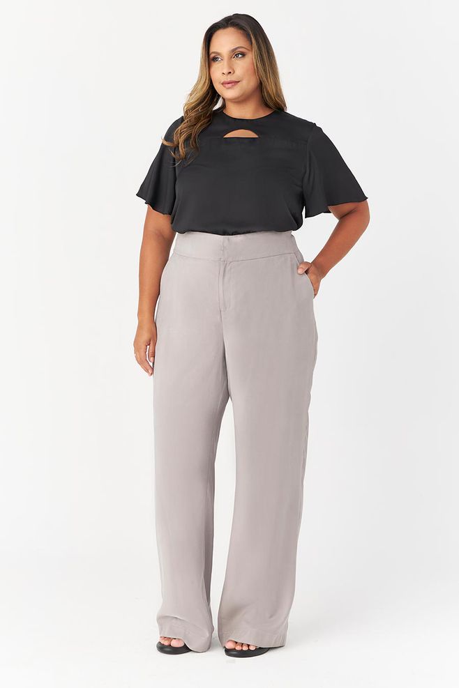 Calça MySize Pantalona Feminino - Flash