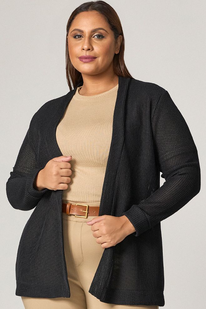 Blusa Cardigan Tricot - MySize Mirror 