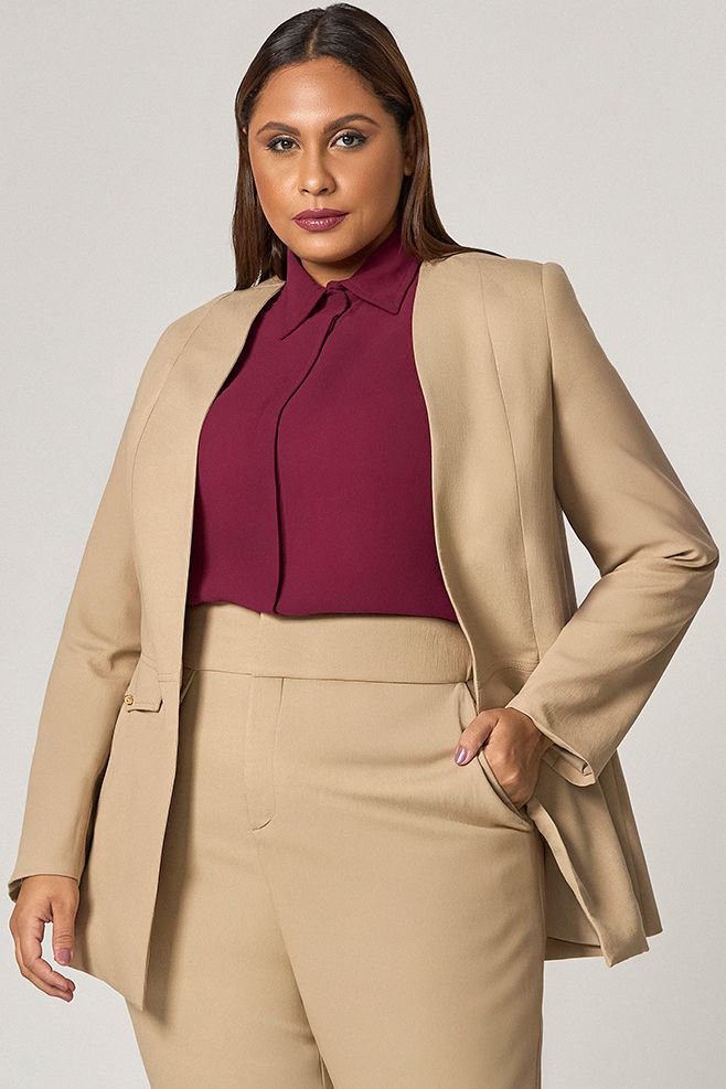 Blazer com Botão Pino - MySize Mirror