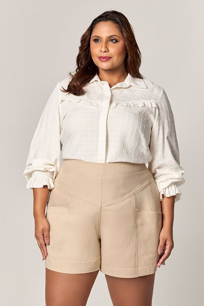 Camisaria Babados Nature MySize