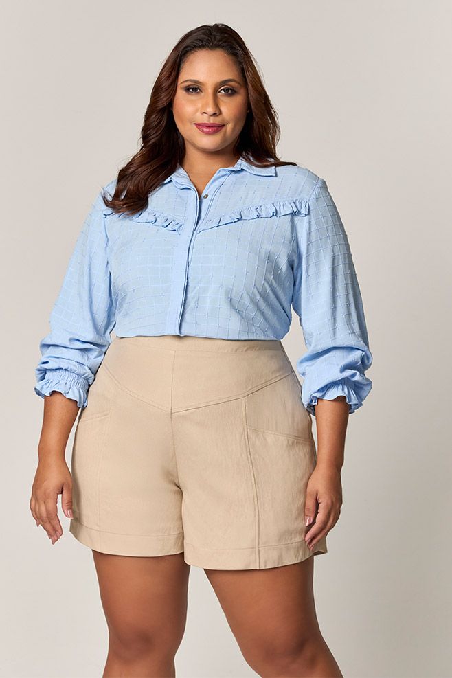 Camisaria Babados Nature MySize