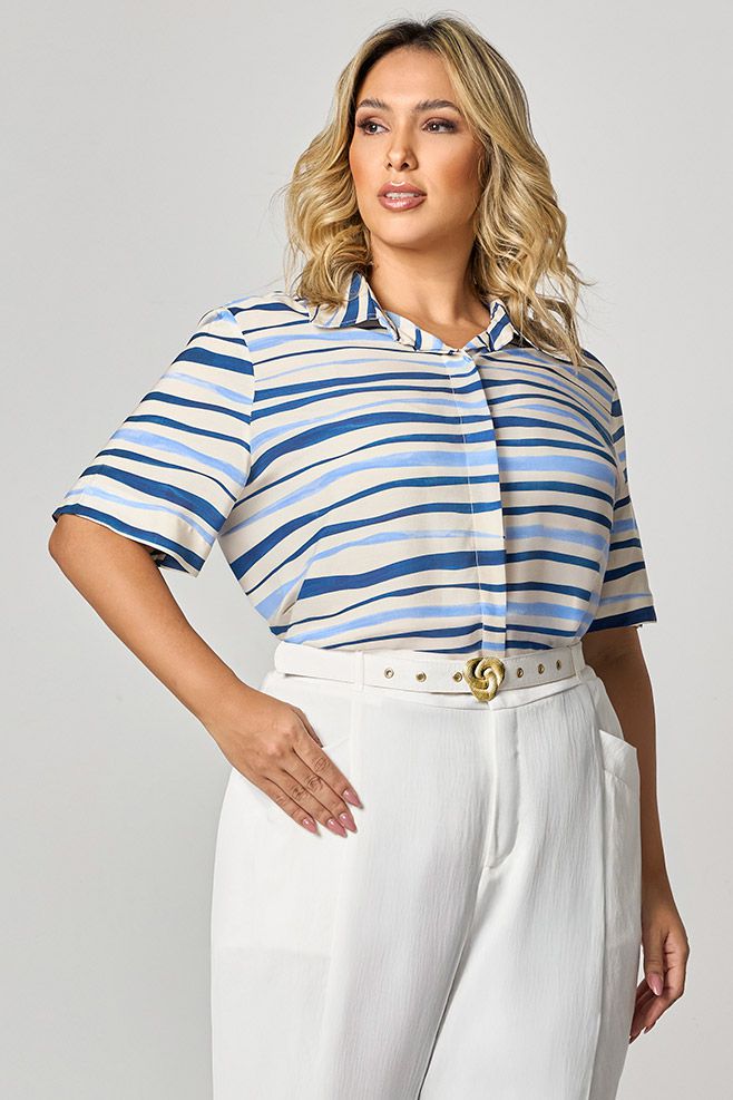 Camisa Estampada MySize - Náutica Summer 2025