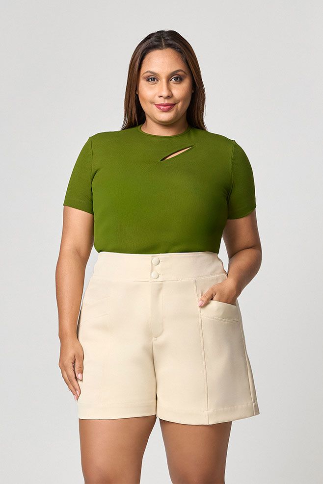 T-shirt Vazado Frontal MySize - Reflect Inverno 25