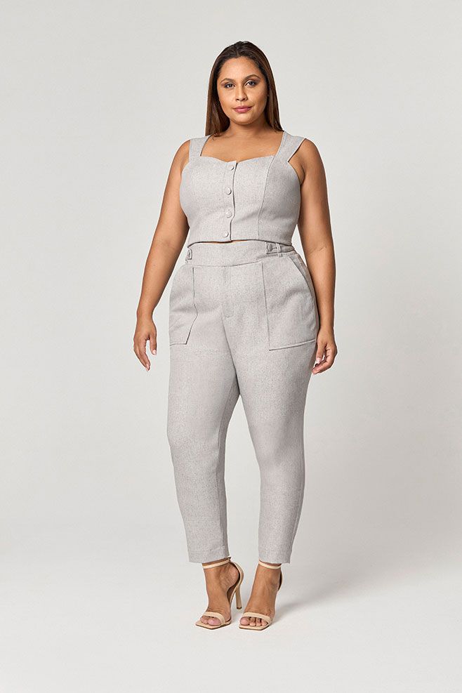 Cropped Botões Aboloado MySize - Reflect Inverno 25