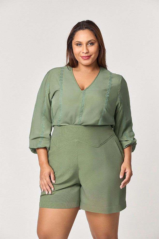 Blusa com Detalhes MySize - Reflect Inverno 25