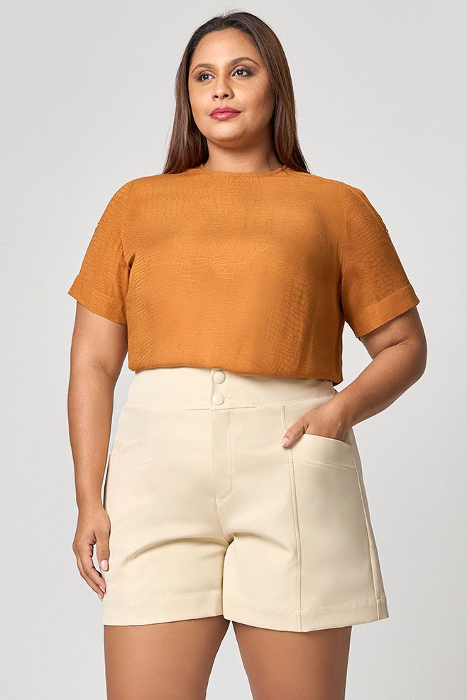 Blusa com Meia Argolas MySize - Reflect Inverno 25