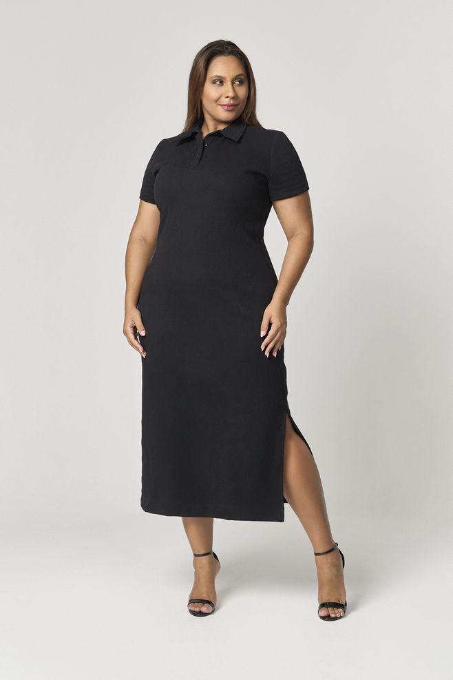 Vestido Midi em Malha MySize - Reflect Inverno 25