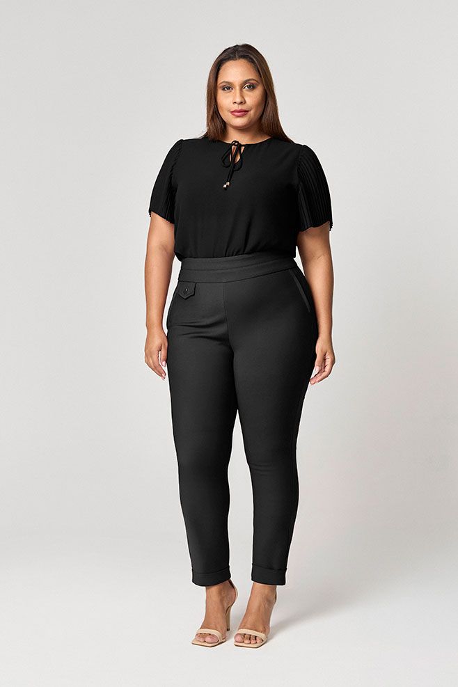 Calça Alfaiataria Cós Prega MySize - Reflect Inverno 25
