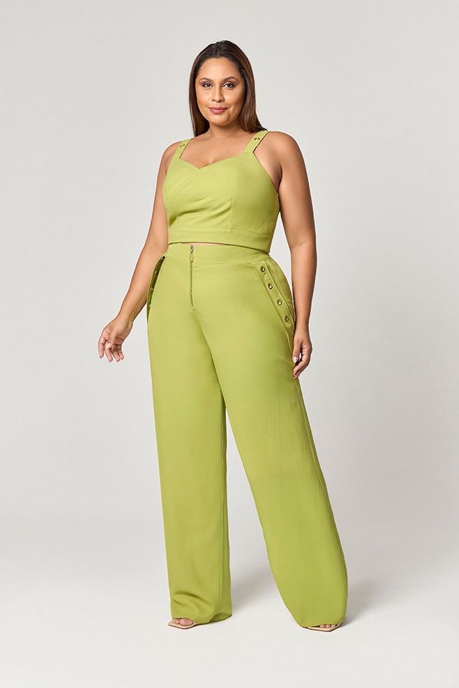 Calça Pantalona Ilhós MySize - Reflect Inverno 25