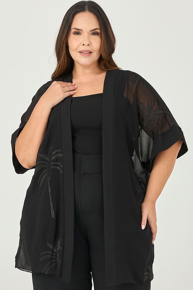Blusa Sobreposição com Cropped - MySize - Sentir 