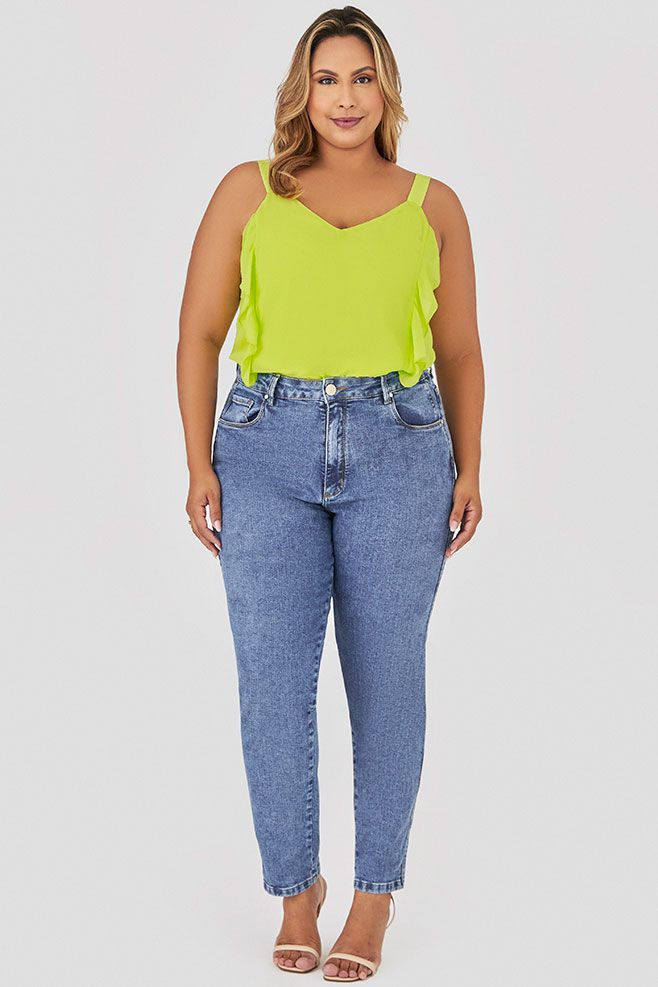 Calça Jeans Mon - MySize - Trópicos