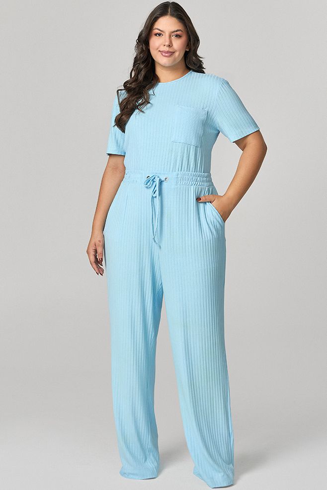 Conjunto Calça e Blusa Canelado MySize - Verano