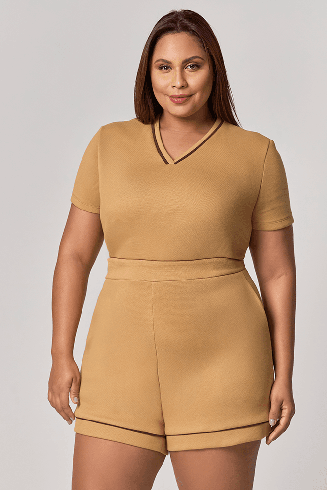 Conjunto Short Blusa Vivo MySize - Image Winter 25