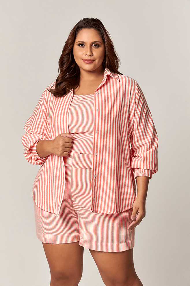 Camisaria Listrada Nature MySize
