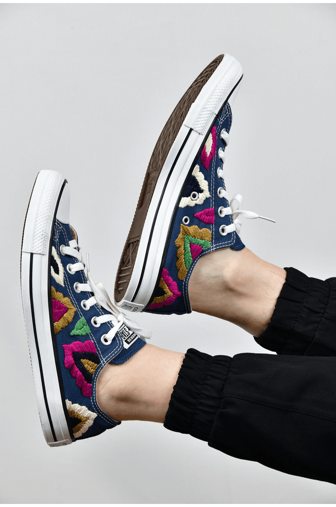 ALL STAR CANO BAIXO AZUL MARINHO MODELO CUSCO - BIAAGUILA