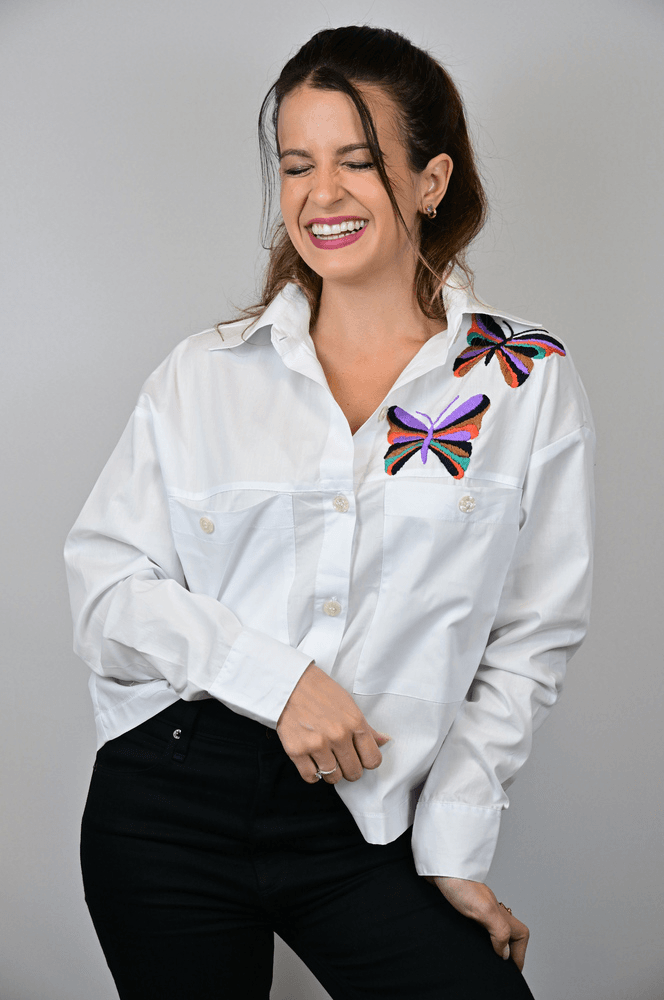Camisa Branca Modelo Roma - BIAAGUILA