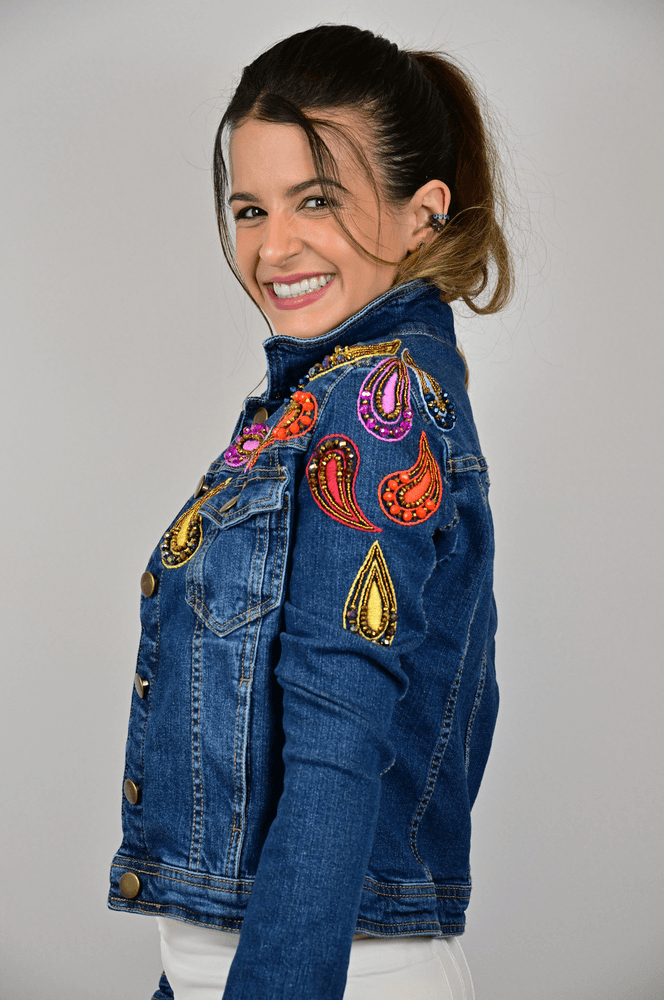 Jaqueta Jeans Azul Modelo Bali - BIAAGUILA