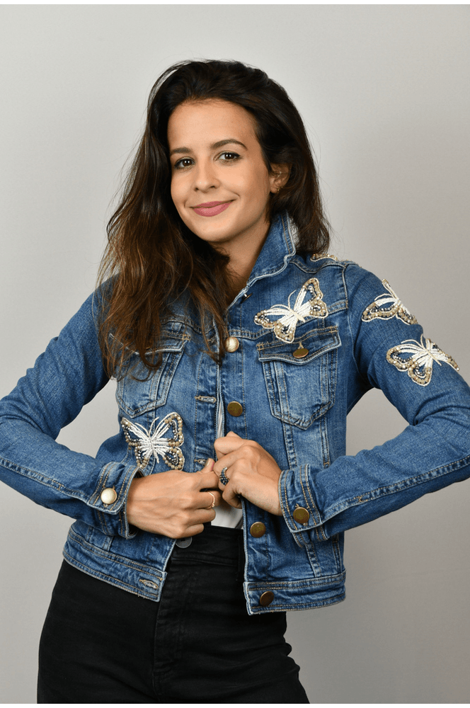 Jaqueta Jeans Azul Modelo Nice - BIAAGUILA
