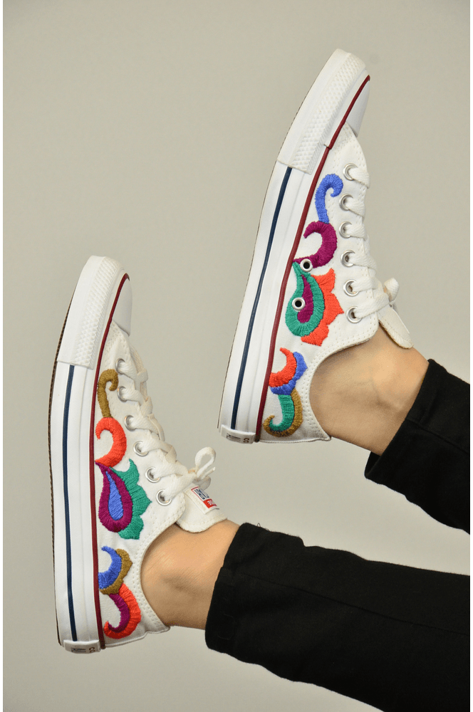 All Star Branco Cano Baixo Cairo - BIAAGUILA
