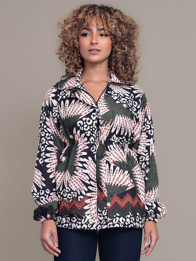 Parka Feminina Casaco Jaqueta Zíper Longo F... - MeiMi Amores 