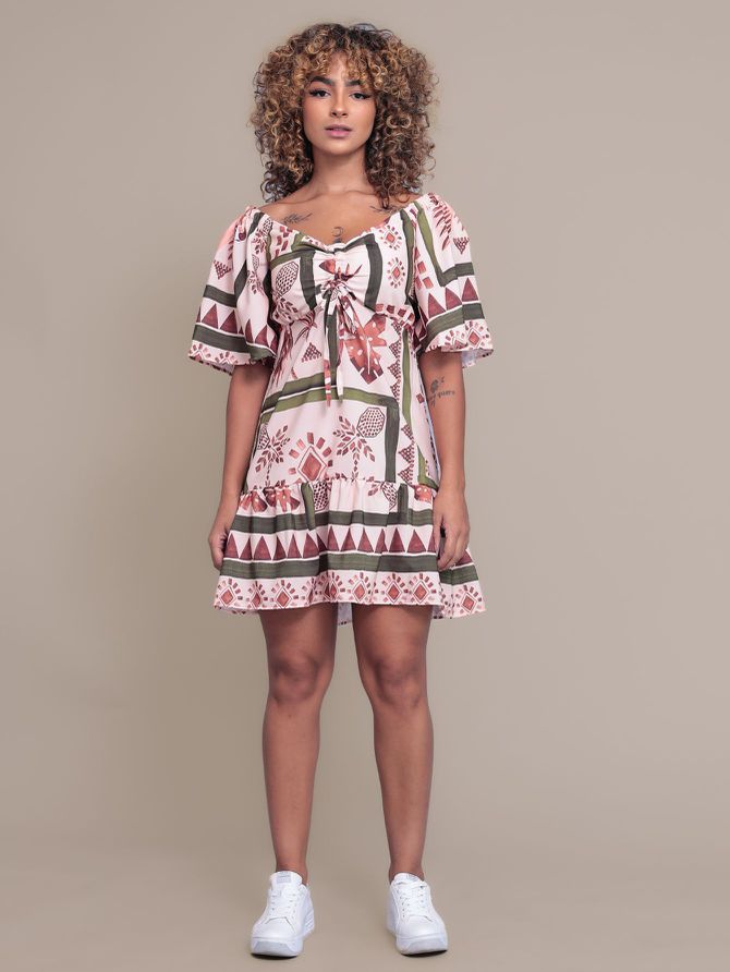 Vestido Patricia Curto Floral Soltinho Marr... - MeiMi Amores 