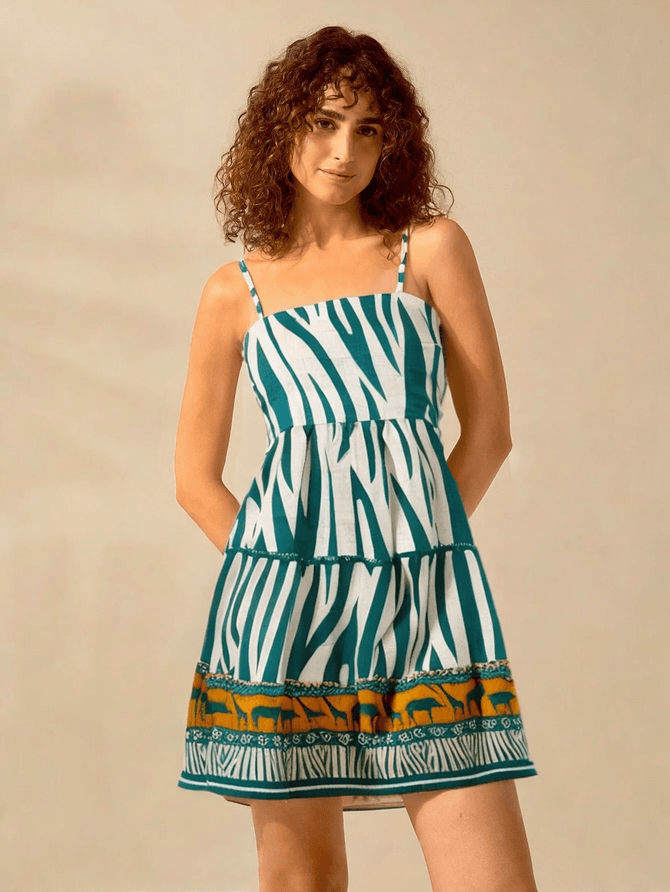 Vestido Curto Paola Estampa Animal Print - ... - MeiMi Amores 