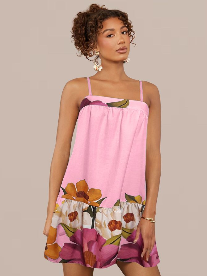 Vestido Faby Curtinho Soltinho - Rosa - MeiMi Amores 