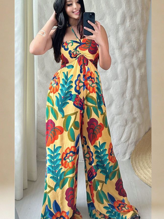 Macacão Patricia Pantalona Tomara Que Caia ... - MeiMi Amores 