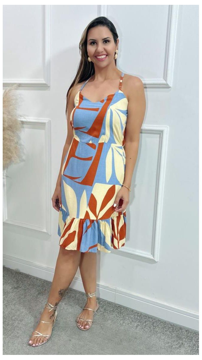 Vestido Diana babados Ref:3509