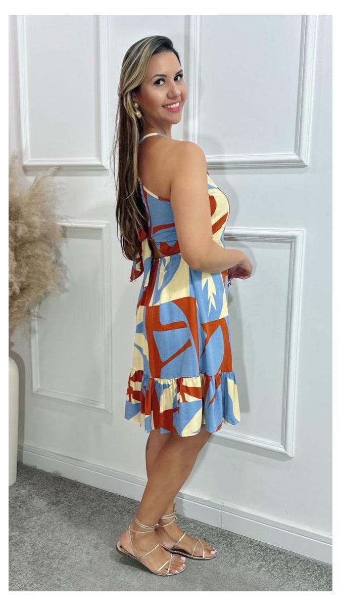 Vestido Diana babados Ref:3509