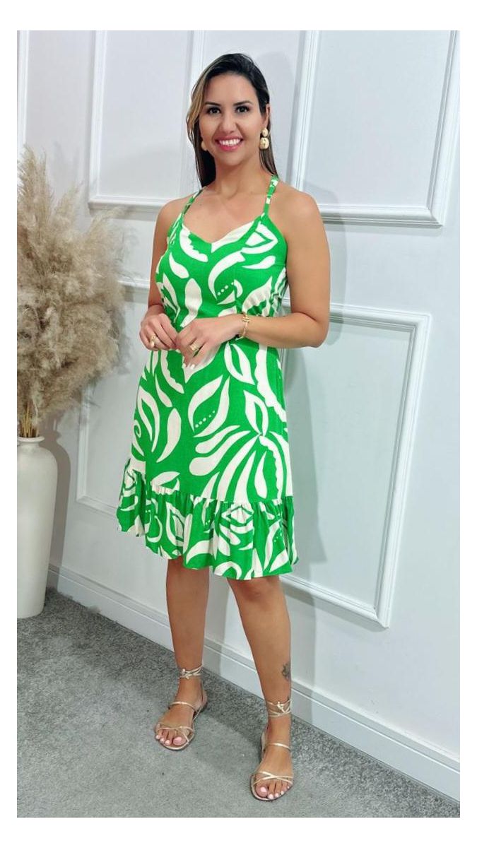 Vestido Diana babados Ref:3509