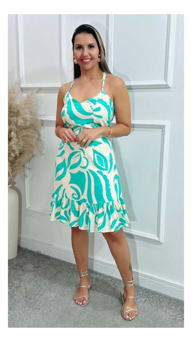 Vestido Diana babados Ref:3509