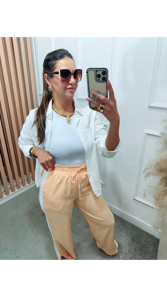 Camisa Laura canelada Ref:3518