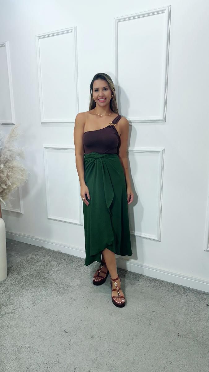 Saia midi Floriê envelope Ref: 3571