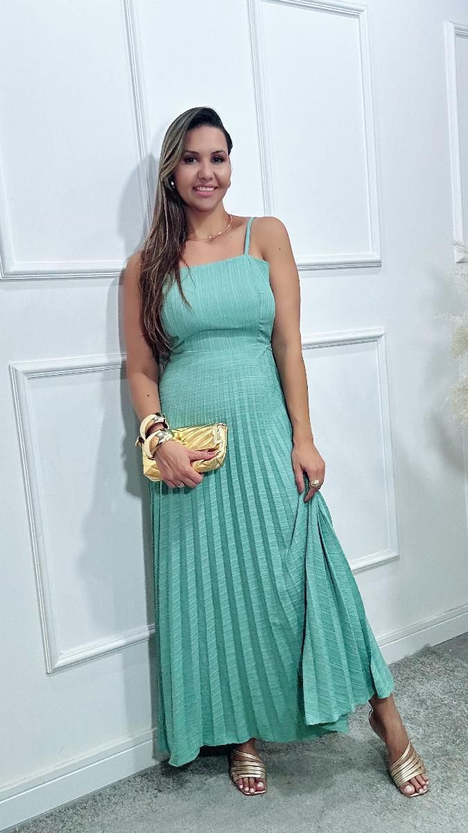 Vestido Karol plissado Ref:3574
